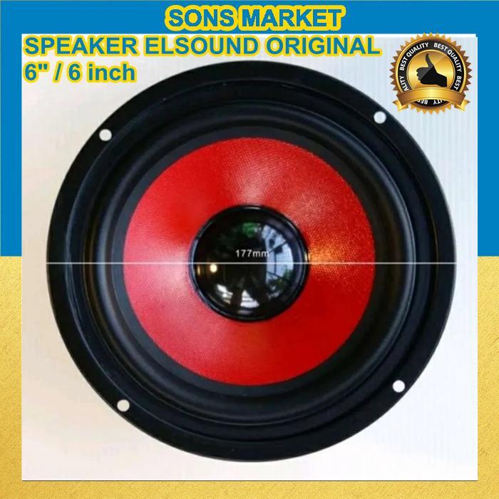 SPEAKER ELSOUND 6" 6 INCH 6INCH WOOFER ORIGINAL