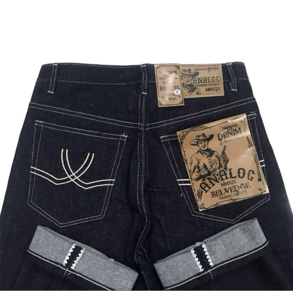 HARGA TERBAIK DENIM SELVEDGE ANALOG /SELVEDGE DENIM ACCENT 15 OZ/ DENIM SELVEDGE/DENIM/CELANA DENIM 