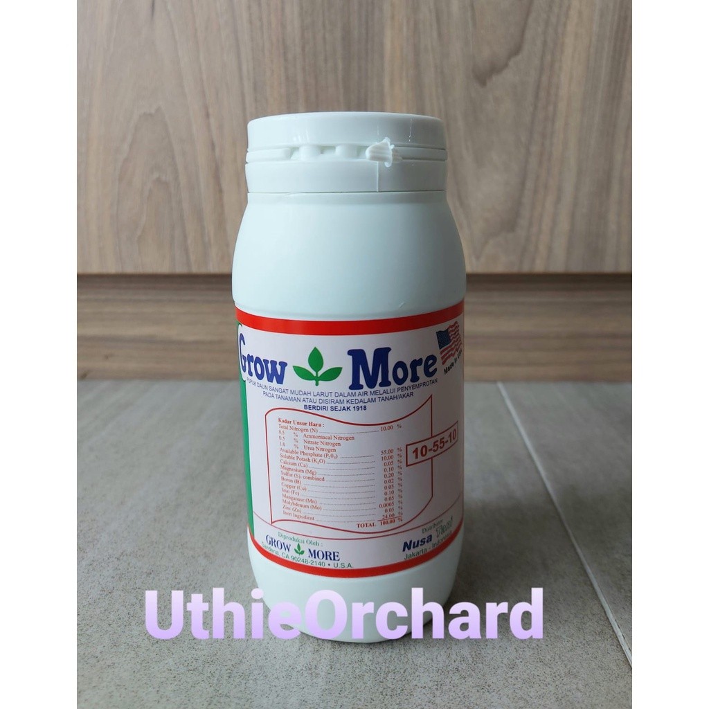 Pupuk Growmore NPK 10-55-10 Bunga - 454 Gr