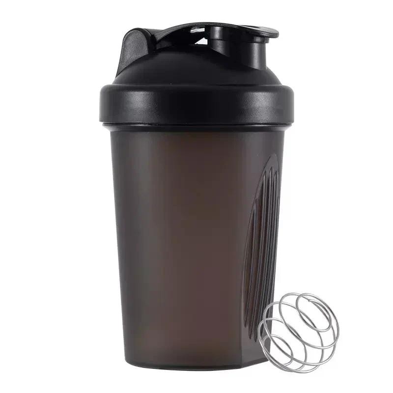 Sport Shaker Bottle 400ML Whey Protein Powder Mixing Bottle Sport Fitness Gym Shaker Outdoor Portabl