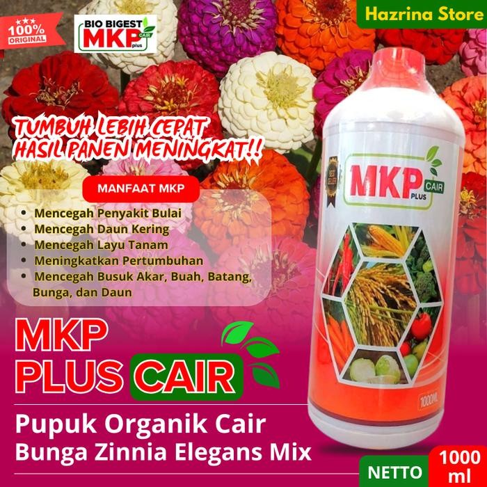 Pupuk Organik Cair MKP Zinnia Elegans Mix – Penyubur & Pelebat Bunga Terbaik, Nutrisi Lengkap Tanama