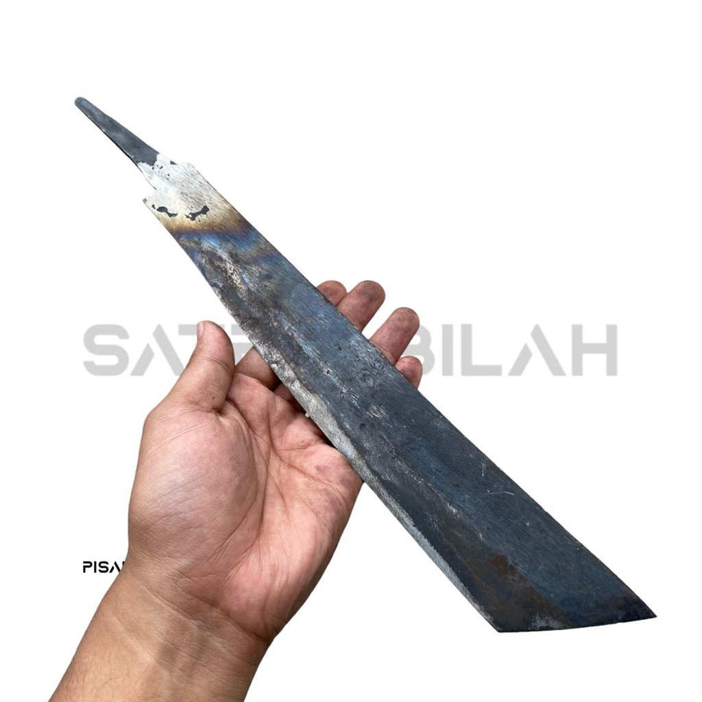 SATRIABILAH - Gollok Kopak Rawing Bilah Mentah Baja Per 30 cm