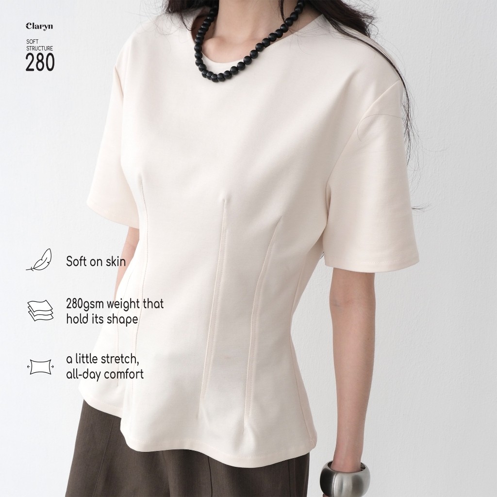 LAVONNE.STORE CLARYN - Lucy Top - Fitted t-shirt