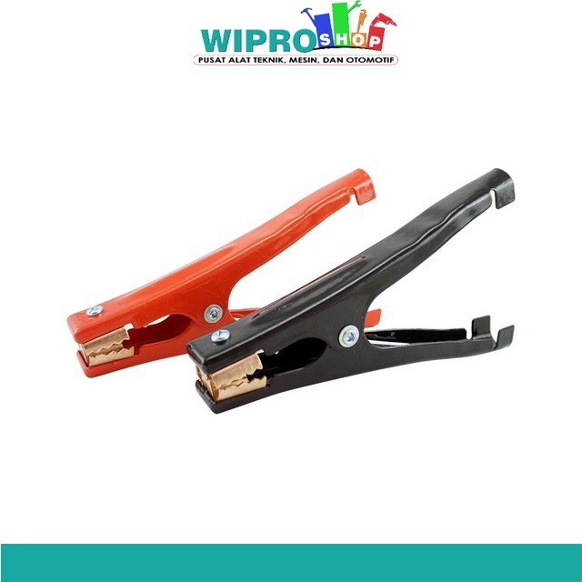 Wipro Jepitan Accu Heavy Duty 7" KB-300A (1Set 2Pcs) Merah + Hitam