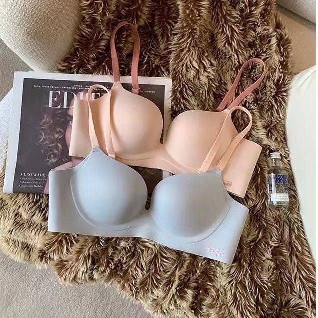 Likesun - Bra Jumbo Tanpa Kawat Warna Sport Push Up Bra Seamless busa tebal Bra17