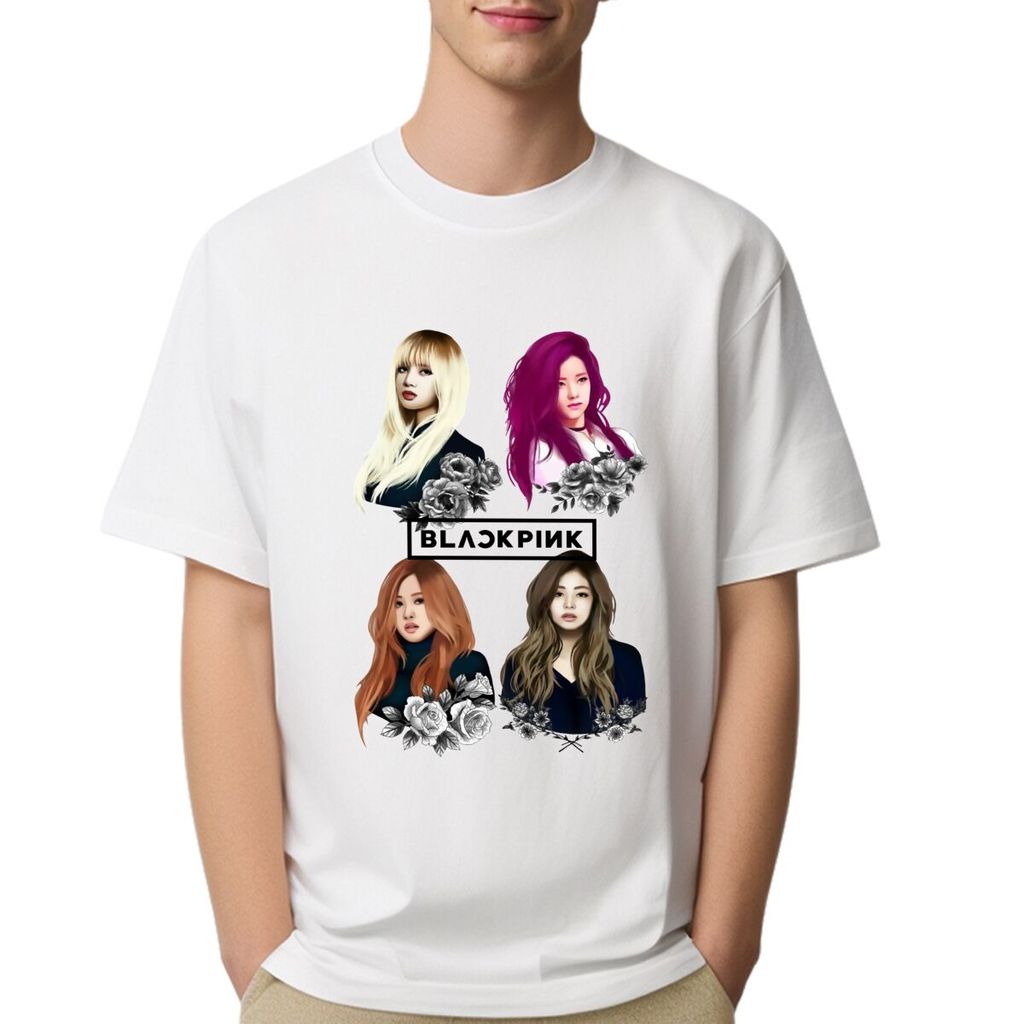 Kaos BLACKPINK Trend T-Shirt Korean Sisters Group Original 100% Cotton Combed 24s