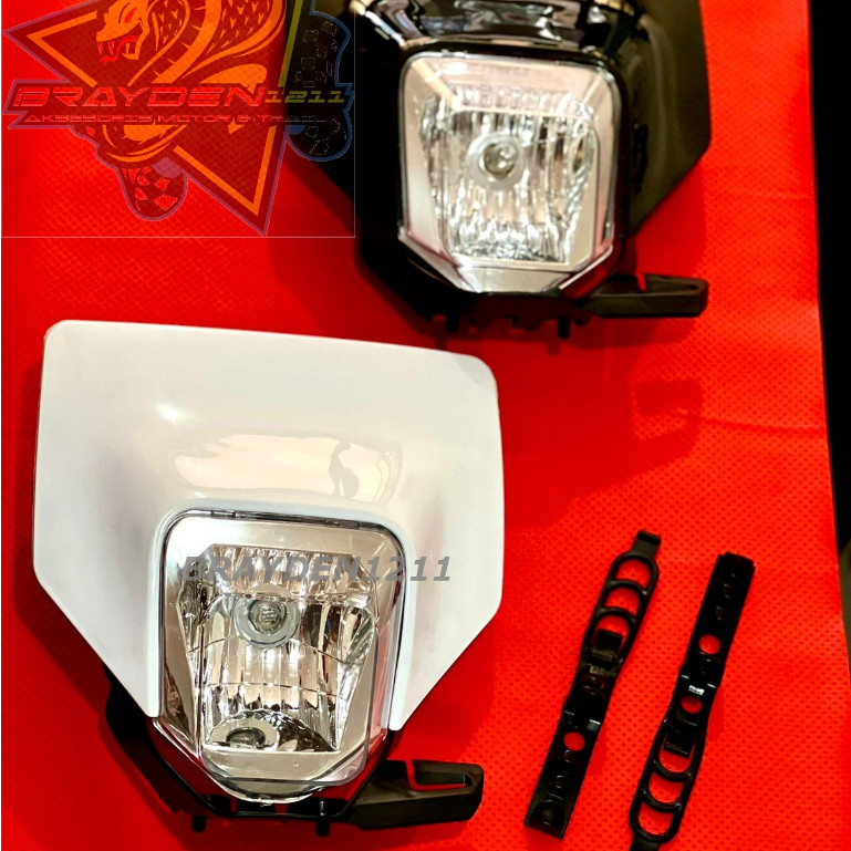 RIZQIJAYA  LAMPU DEPAN HUSQVARNA KTM / KEDOK LAMPU HUSQVARNA / HEADLAMP HUSQVARNA