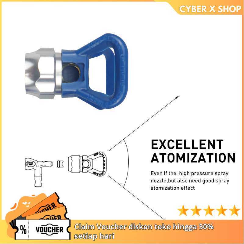 [CYBER] Nozzle Cat Airless 517 | Alat Pertukangan Rumah Tangga | Spray Tip Airbrush Paint