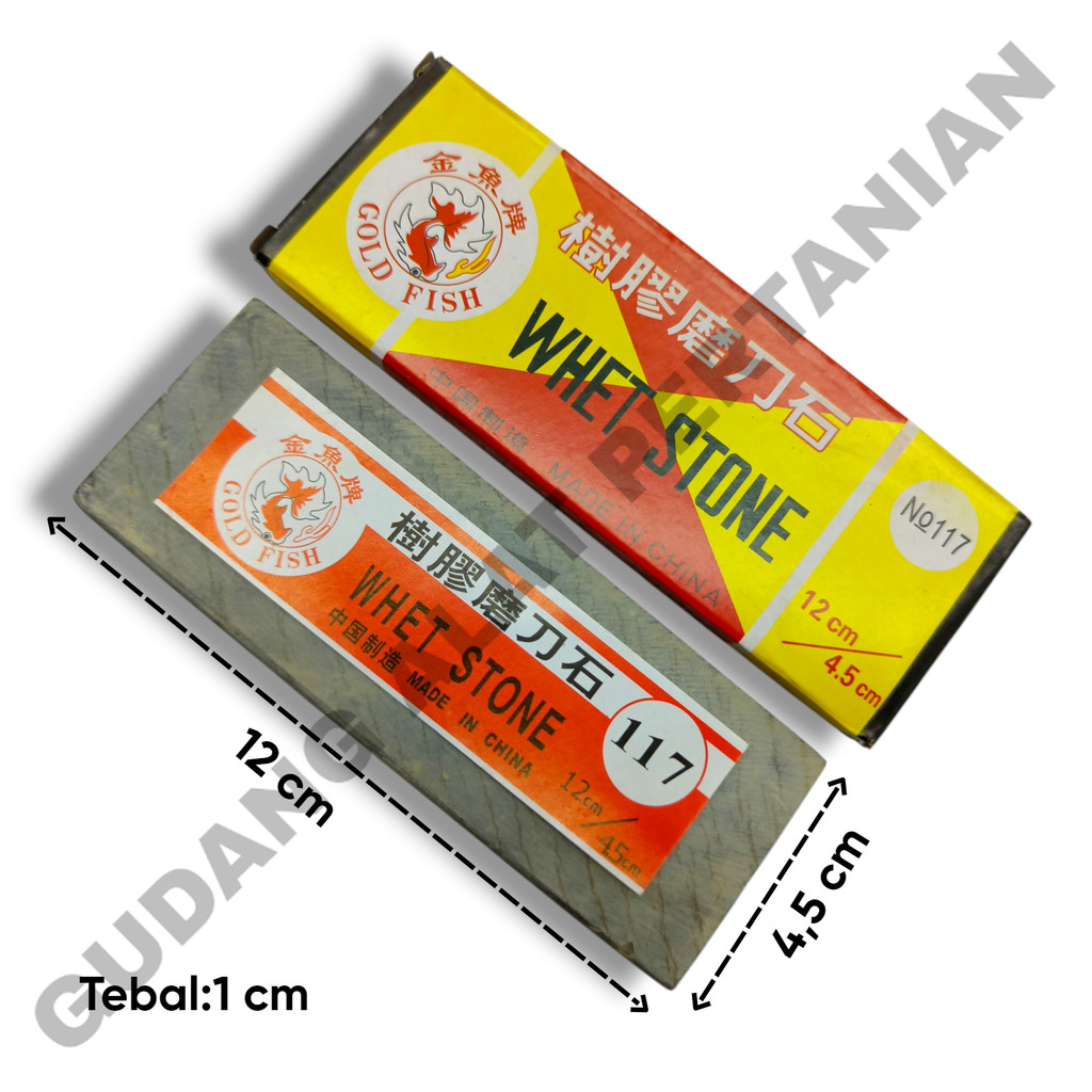 BATU ASAH HALUS 12CM GOLD FISH/SHARPENING WHET STONE