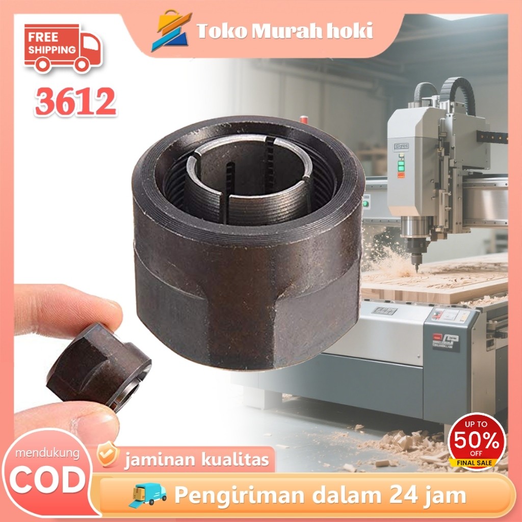 Collet Router Untuk Makita 3612 Baut Klip Penjepit Mata Router Collet Nut Baut Router