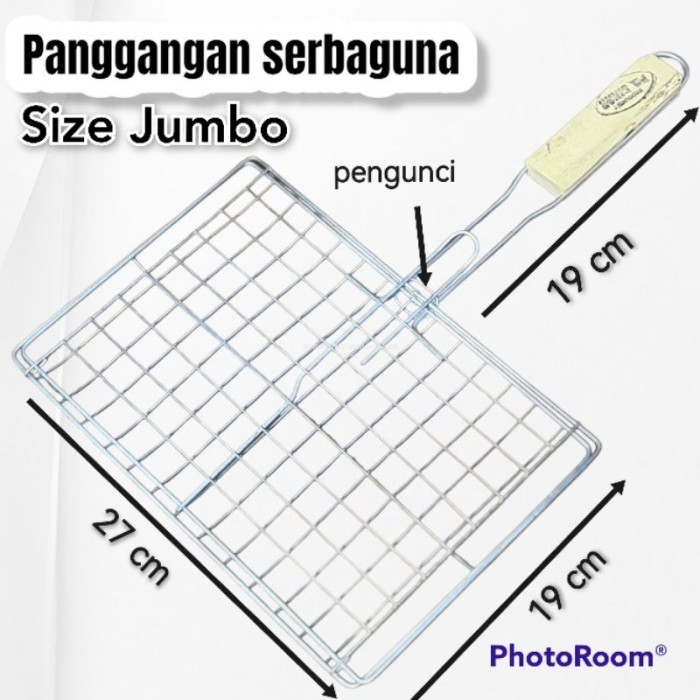 Panggangan Ikan Stainless Capit Bakaran Ikan