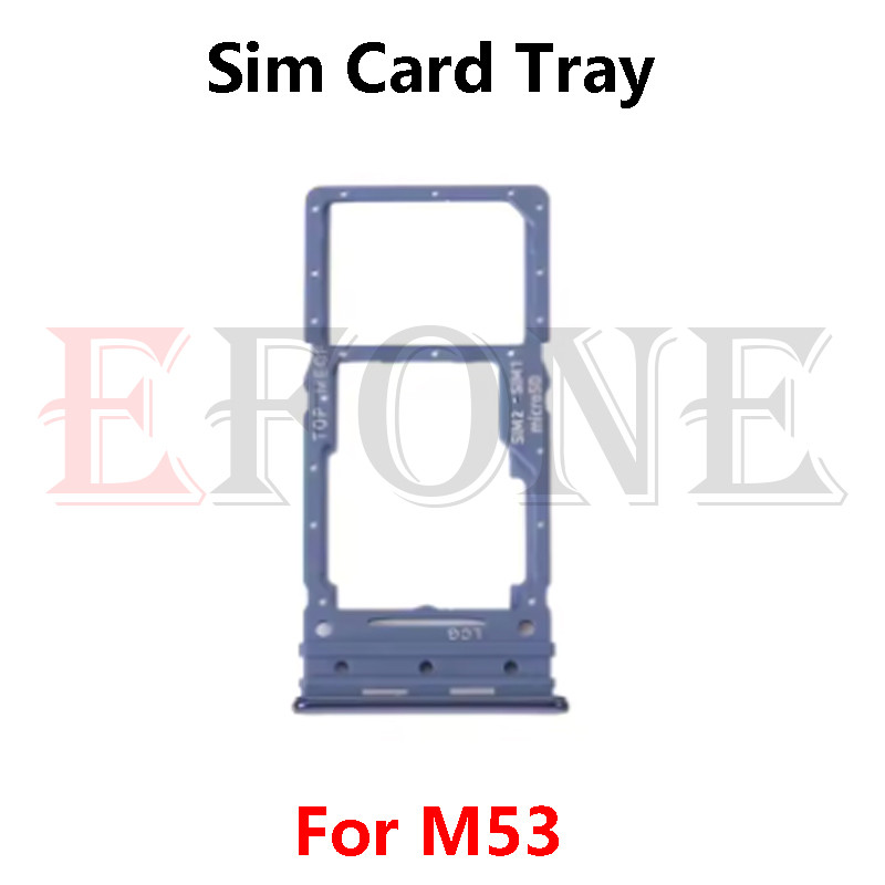 For Samsung Galaxy M13 M23 M33 M53 SIM Card Tray Slot Holder Adapter Socket Repair Parts