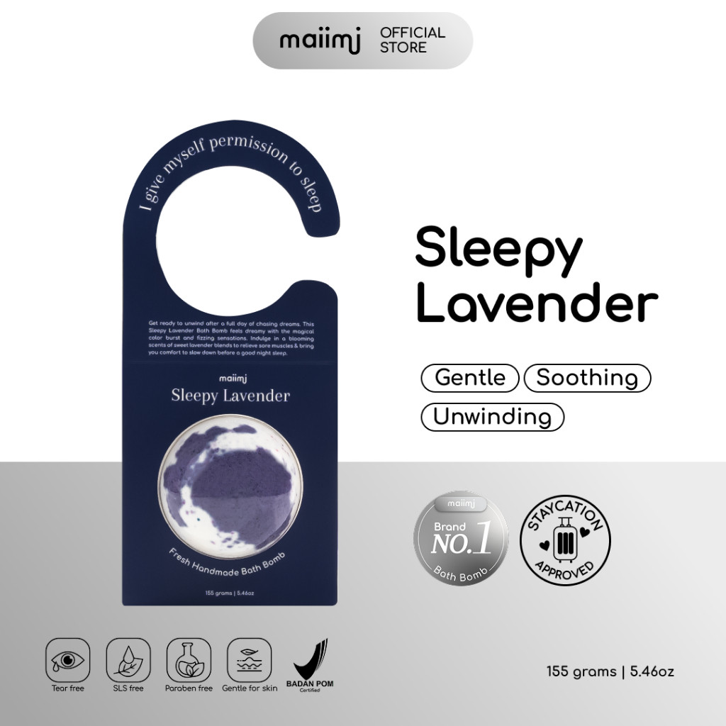 Sleepy Lavender Bath Bomb | Bath BombMurah