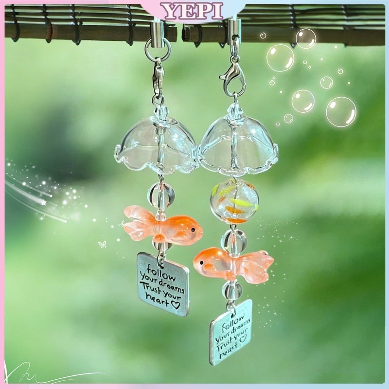 (Ready Stock)Gantungan Kunci Ikan Mas Impian/Gantungan Ikan Mas Lucu Bergaya Jepang/Gantungan Ikan M