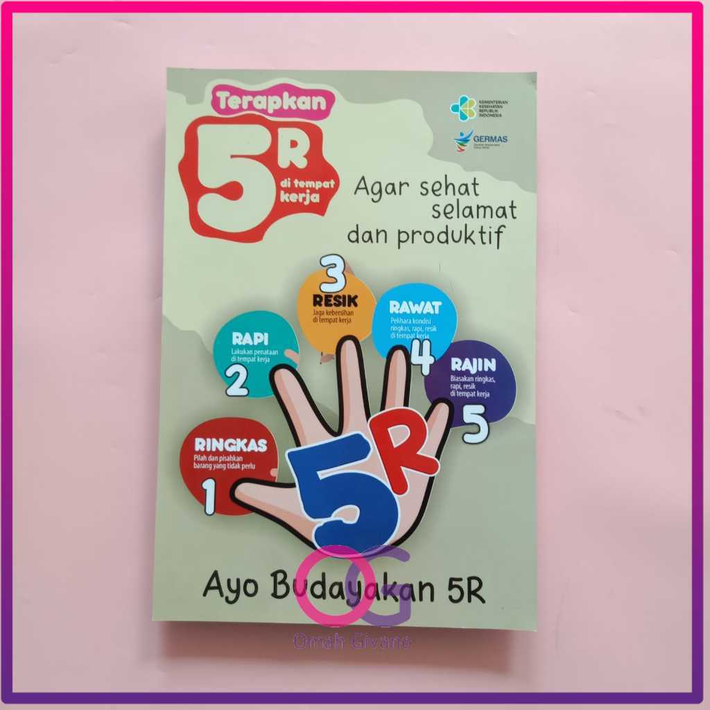 Poster 5R Di Tempat Kerja - Poster Budaya kerja - Poster Lingkungan Kerja