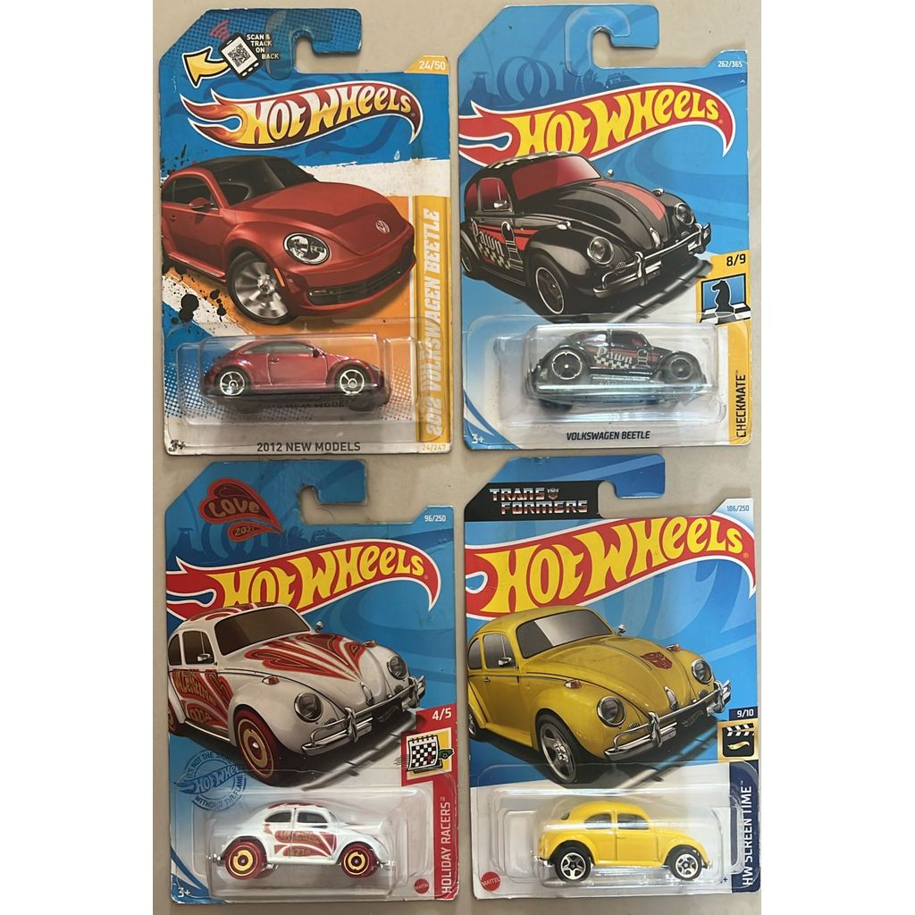 HOT WHEELS REGULAR VOLKSWAGEN BEETLE VW KODOK SNI ORIGINAL MATTEL