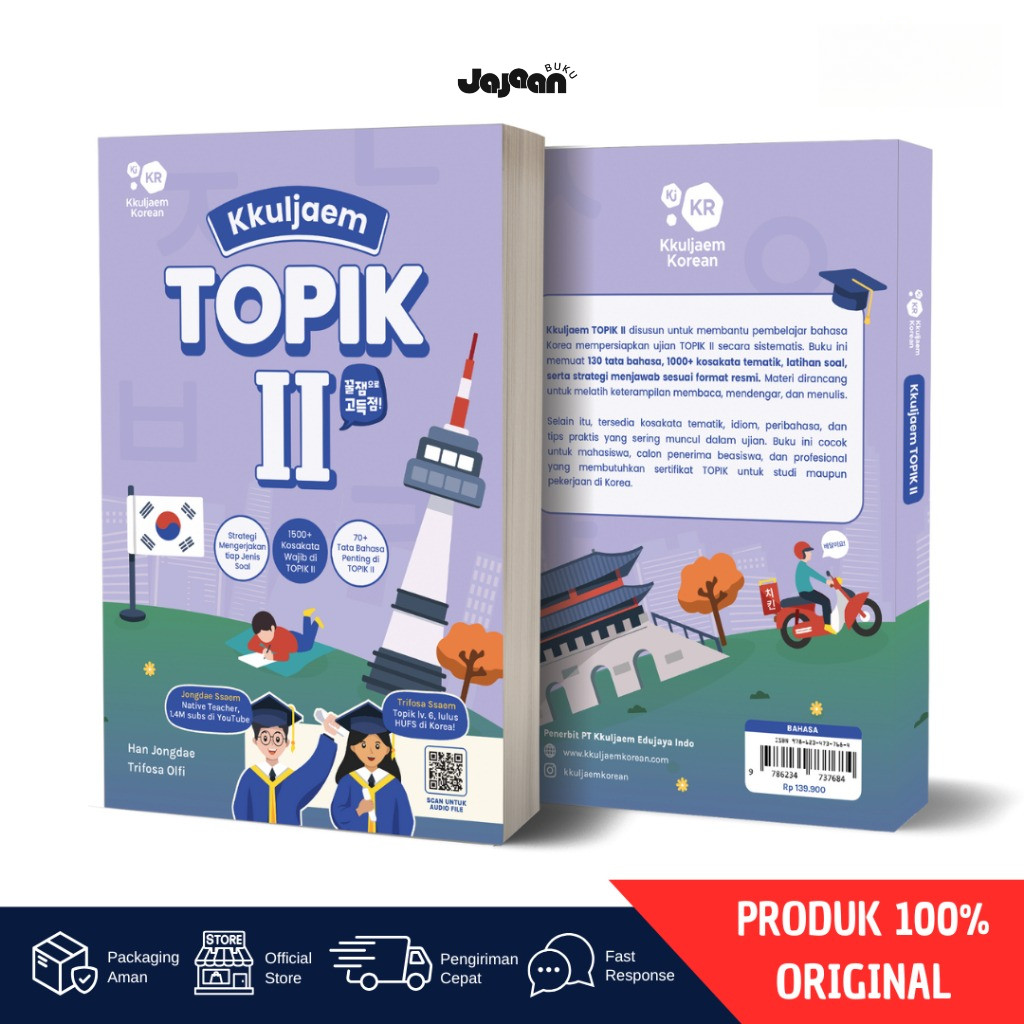 Panduan Lulus Ujian Bahasa Korea TOPIK II – Buku Belajar Korea untuk Pemula