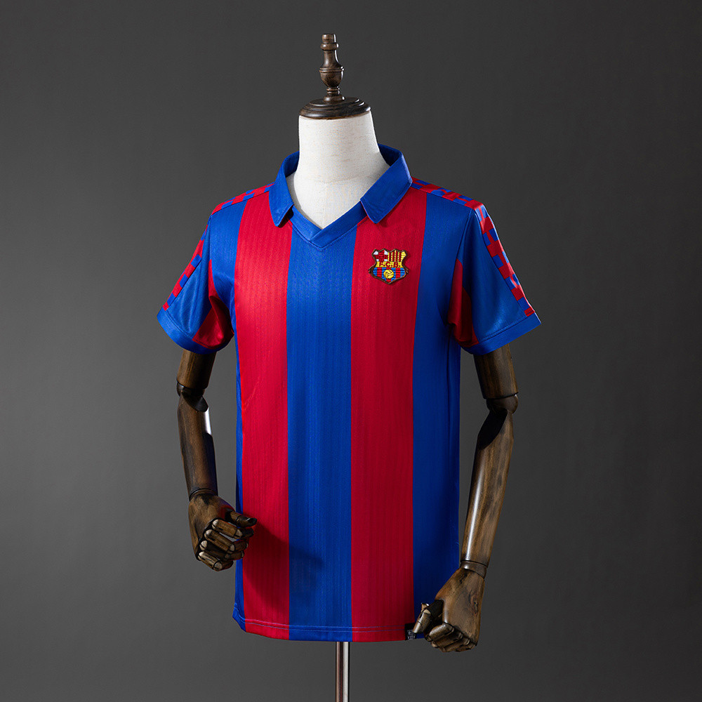 Jersey Retro Barcelona 90/92 home T shirt pria