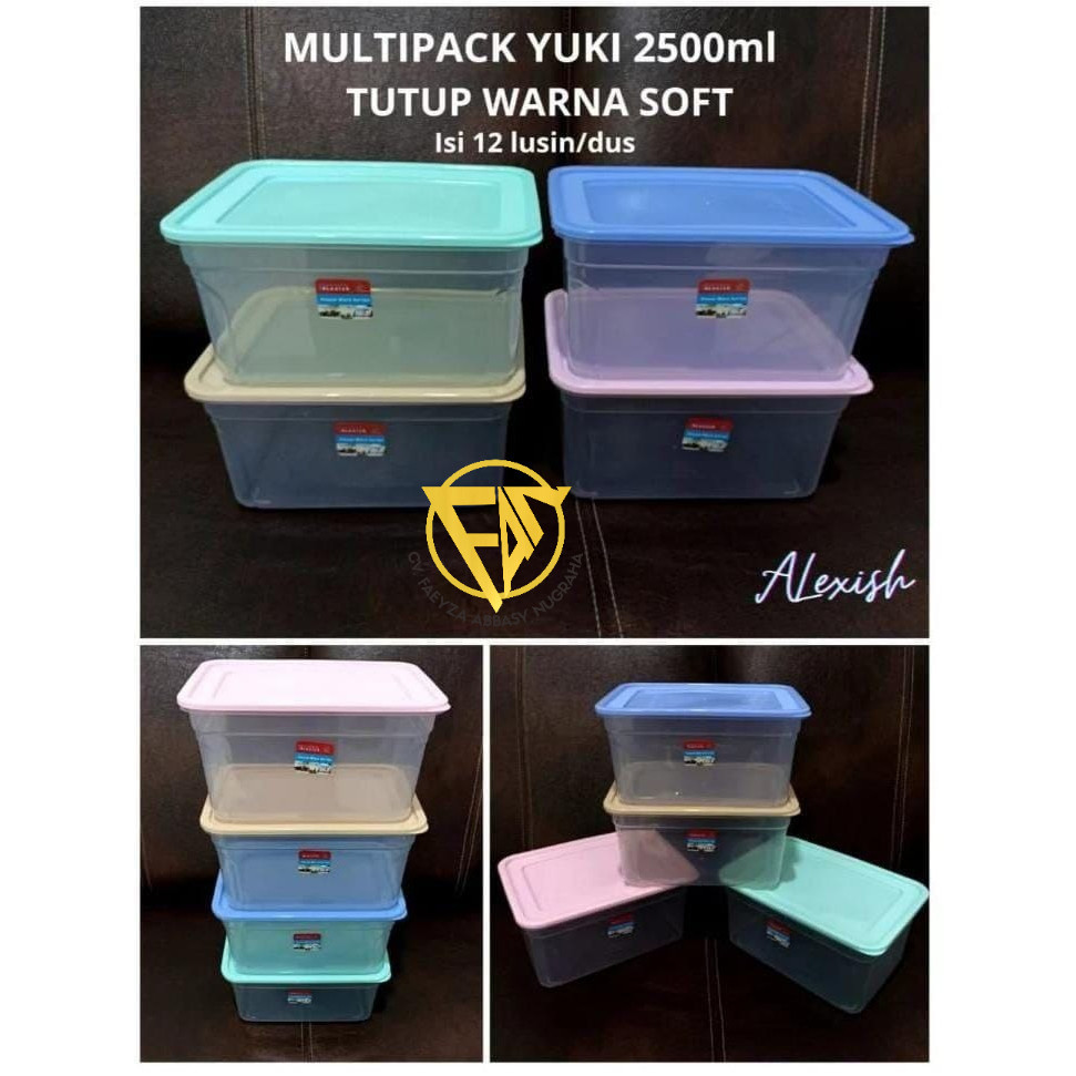 MULTIPACK YUKI 2500 ML SOFT ALEXSIS TOPLES YUKI ALEXISH 2500ML