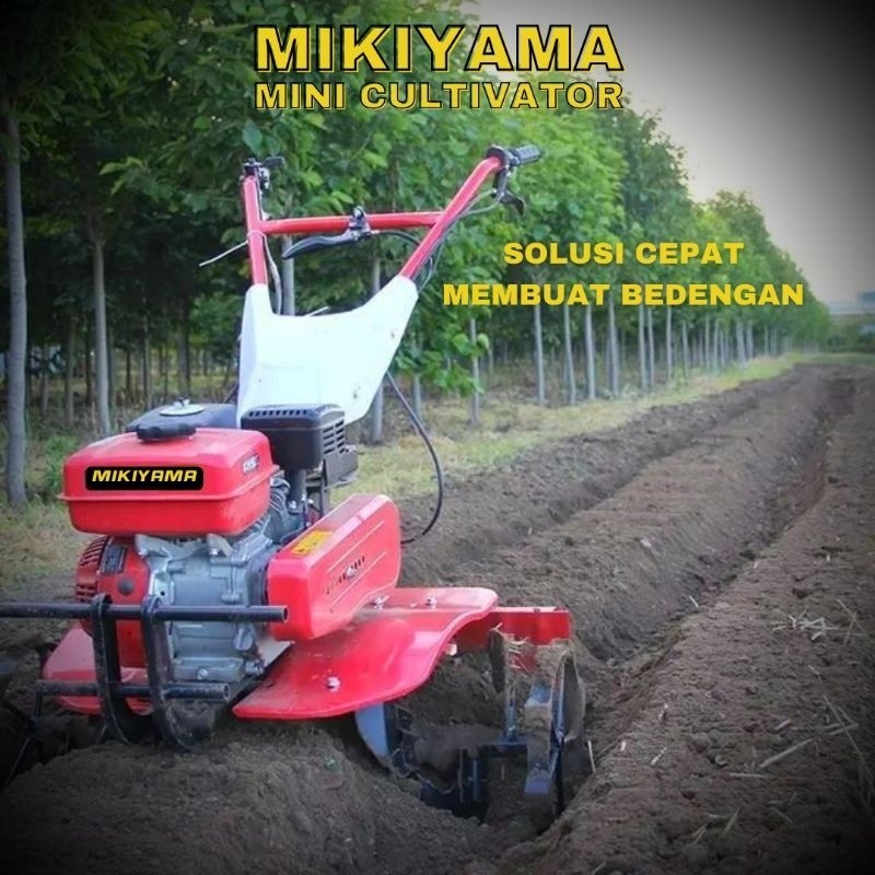 Traktor Mini / Cultivator Mini Mikiyama / Mini Cultivator / Mesin Bajak Mini / Mesin Pembuat Bedenga