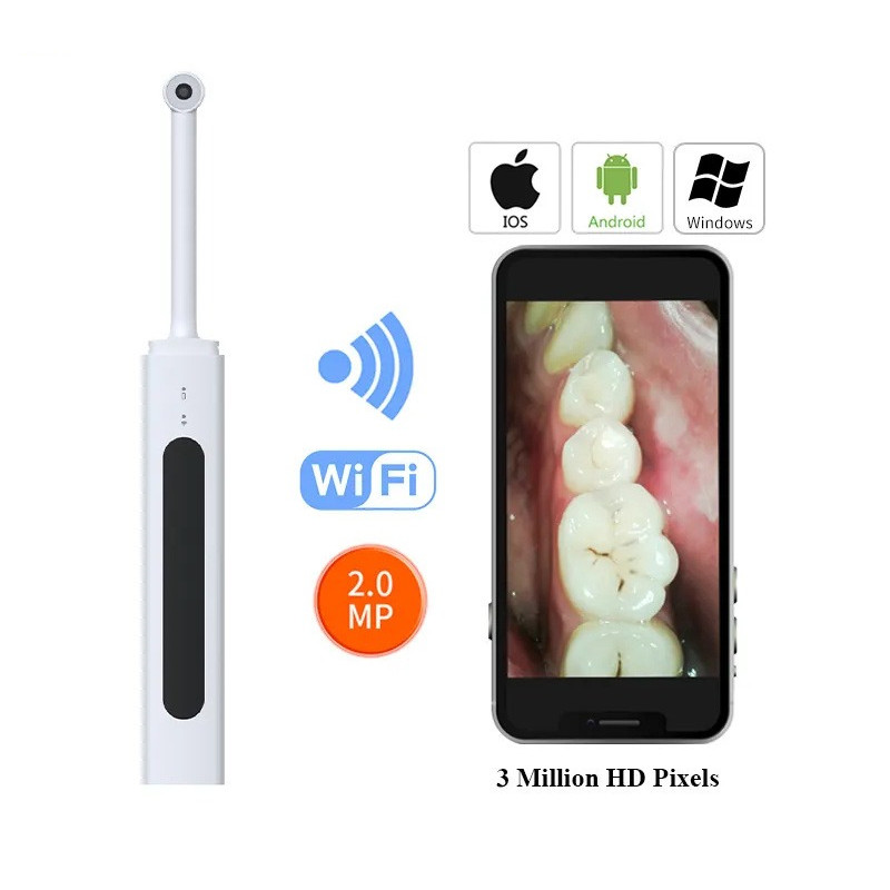 Dental Wireless Oral Camera Smart Endo Wifi Endoscope Intraoral Oral Inspection Camera Endoscope For
