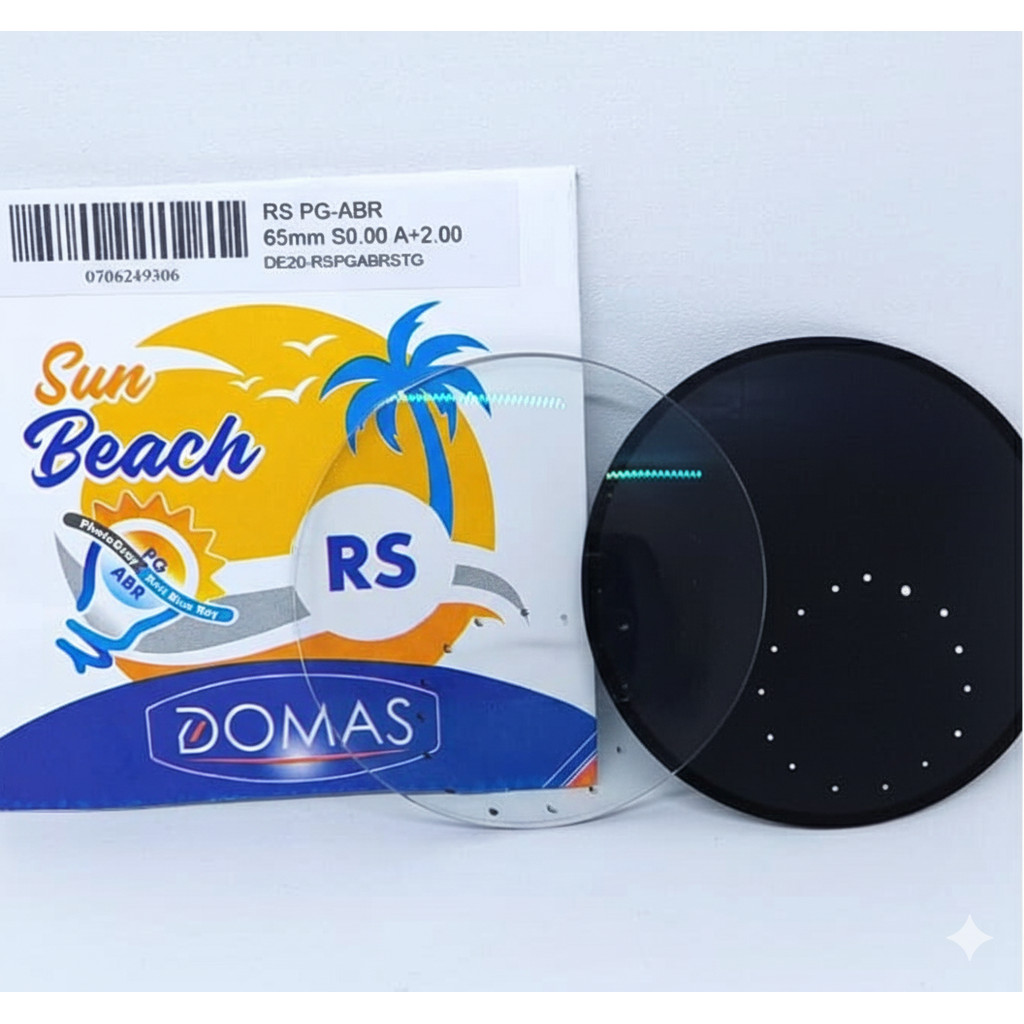 Lensa Domas PG ABR PG-ABR Bluechromic Kriptok Kryptok Lensa Jauh Dekat Batas Bulat