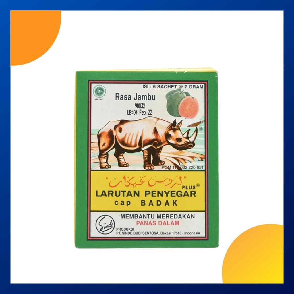 Cap Badak Larutan Penyegar Rasa Jambu 7 Gram Sachet