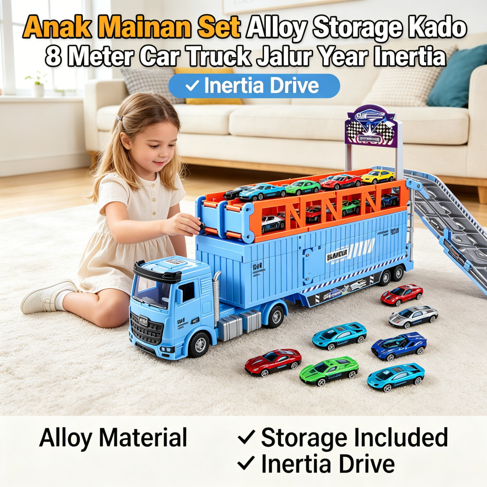 Set Catapult Transforming Inertia Alloy Mainan Truck Set Diecast Transformers Anak Truk