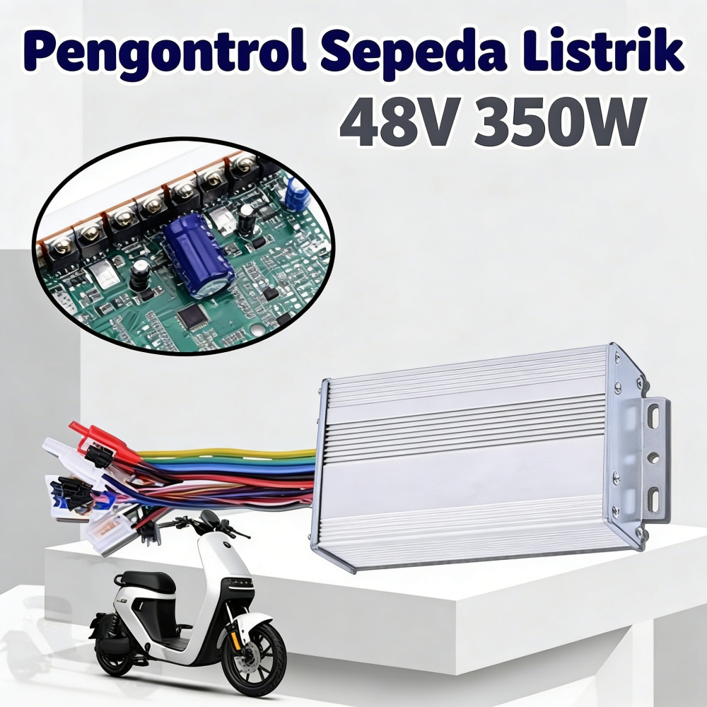 Sepeda Elektrik 48V 36V Brushless Motor Controller Listrik Kontroler Sepeda