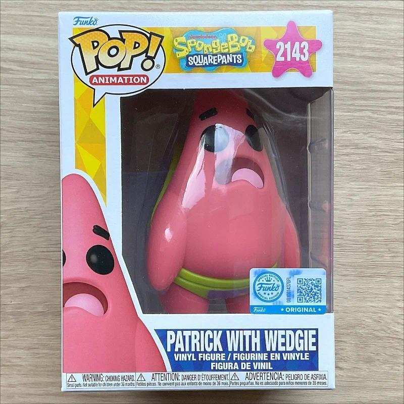 Original Funko Pop Cartoon SpongeBob SquarePants Patrick Squidward Mr. Krabs Gary Collectible Figure