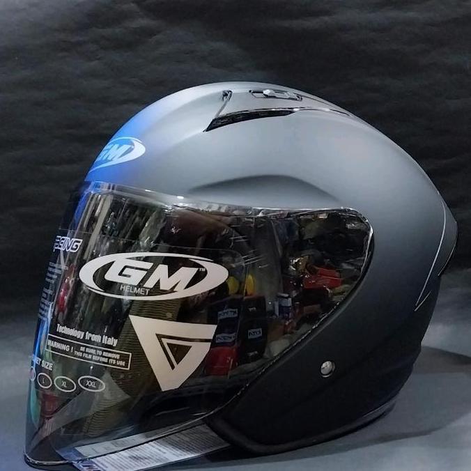 // Helm Gm G1 Polos  | Helm Gm Half Face //
