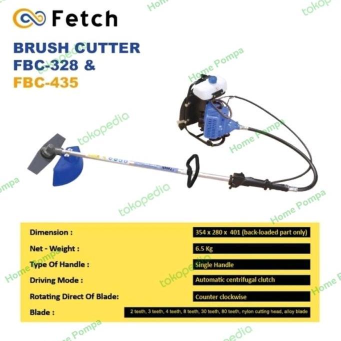 MESIN POTONG RUMPUT 2 TAK FETCH FBC 328 BRUSH CUTTER FETCH FORSALE