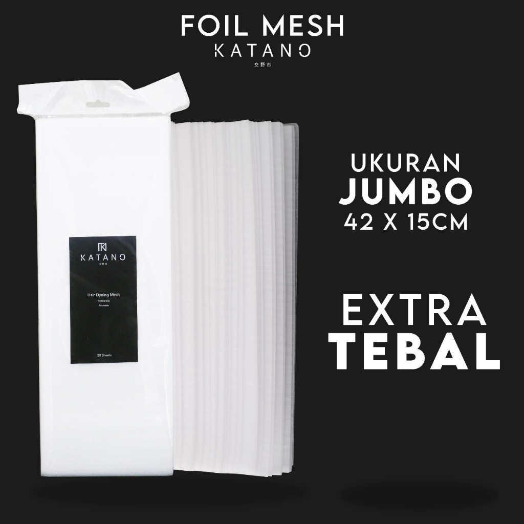 Foil Mesh / Alat Pewarnaan Rambut Kertas Highlight Wraps / Pengganti Aluminium Foil