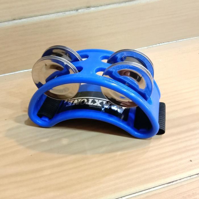 foot tamborin perkusi perkusi maxtone FTC02 - Biru