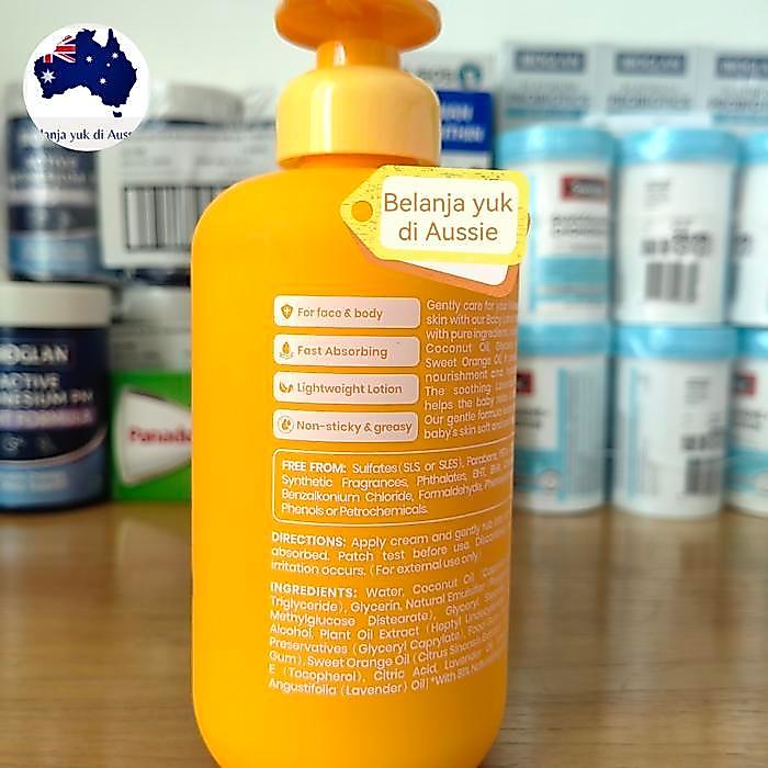 LITTLE INNOSCENTS NATURAL SKIN CARE Baby Moisturising Lotion 500mL - Made in Australia