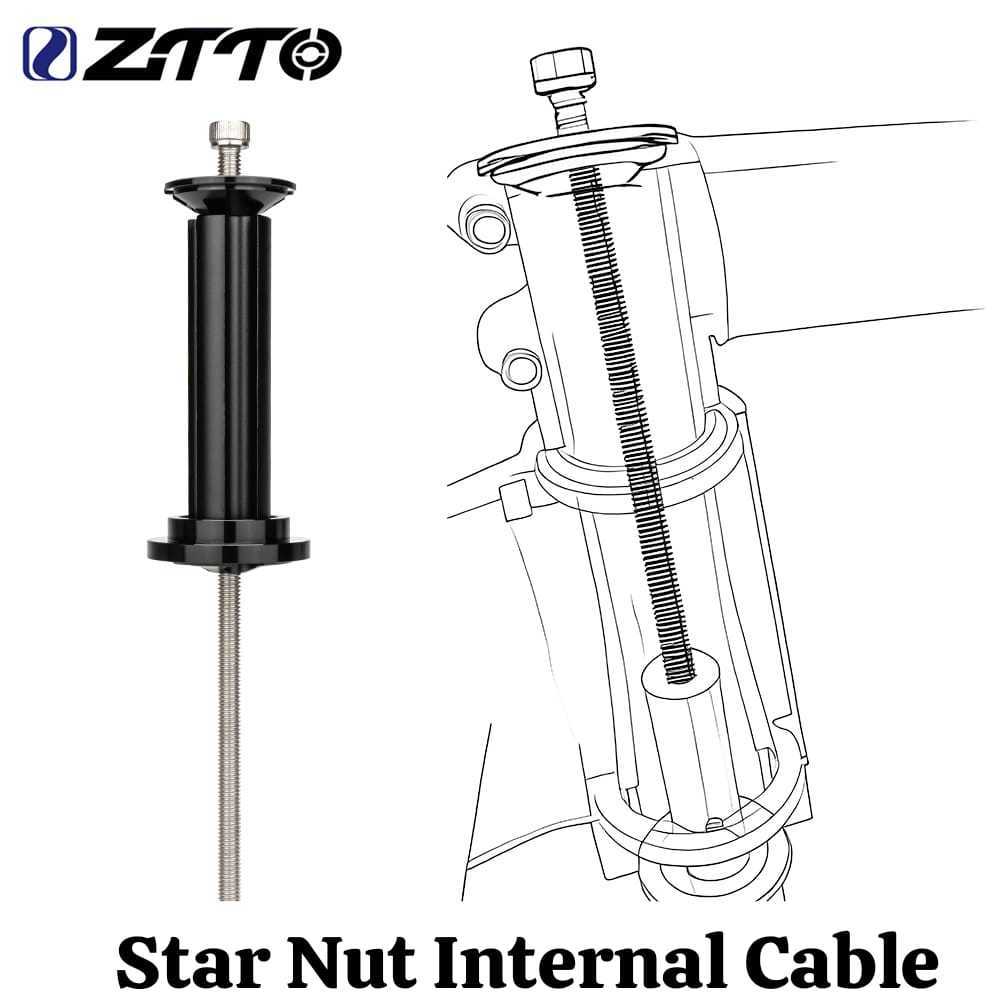 Foto ZTTO High Strength Star Nut Top Cap Inner Outter Expander Pulling Internal Brake Cable Fork Headset Downhill BMX Bike