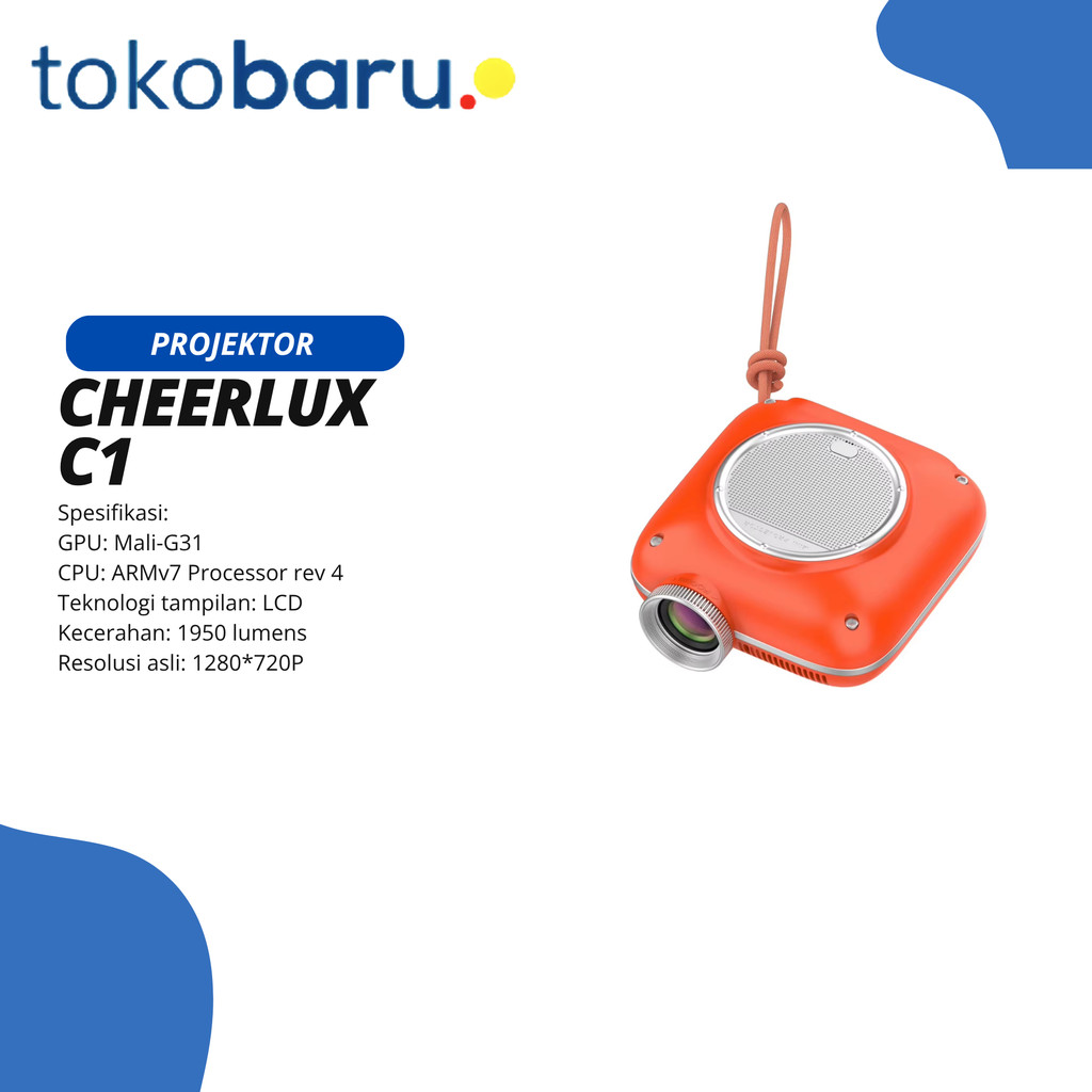 CHEERLUX MINI LED PROJECTOR C1 ANDROID