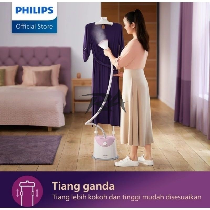 III PINK PHILIPS GC 485 GC485 /40 485/40 GC485/40 GARMENT STEAMER STEAMING SETRIKA UAP STEAM MENYETR