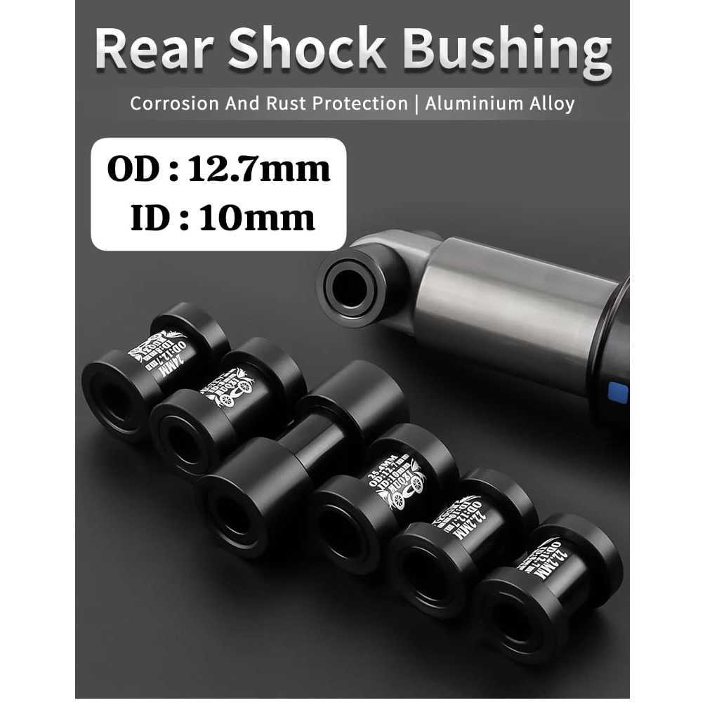 Foto Muqzi Bushing Rearshock RS Panjang 12.7mm RS 22.2mm 25.4mm diameter 10mm Rear Shock Sepeda MTB
