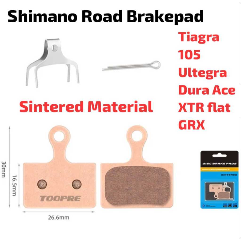 Foto Toopre Brakepad kampas pad pengganti Shimano K03S K04S untuk Roadbike RB 105 ULTEGRA Tiagra GRX Disc Brake