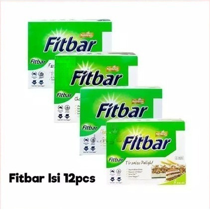 Fitbar Cemilan Instan Untuk Diet 1 box isi 12pcs