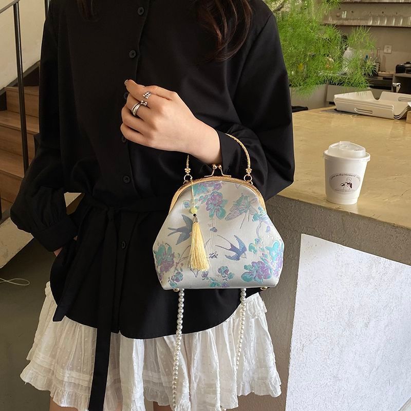 Tas cheongsam Cina baru temperamen serbaguna tas tangan utusan Hanfu tas wanita