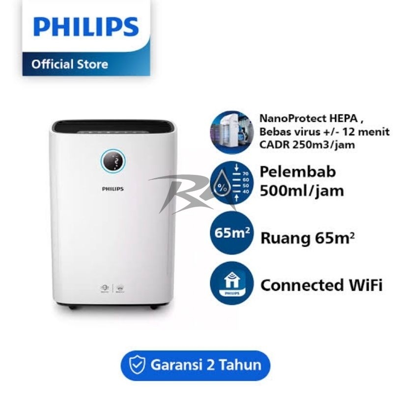 III PHILIPS AIR PURIFIER PURIFYING AC 2729 AC2729 / 10 /10 AC2729/10 2in1 2 IN 1 HUMIDIFIER ALAT MES