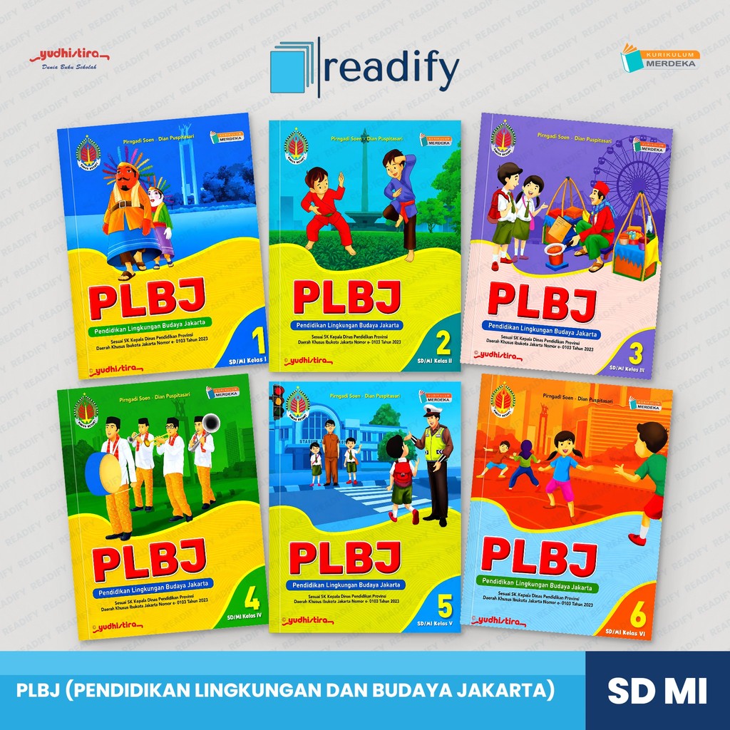 Buku PLBJ SD/MI Kelas 1-6 Kurikulum Merdeka Yudhistira