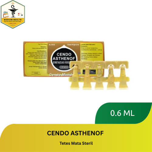 Cendo Asthenof Minidose 0.6 ml | Obat Tetes Mata | Meredakan Iritasi