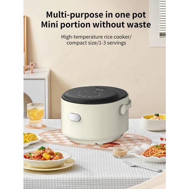 Magic Com Mini 1.8L 400W Rice Cooker Multifungsi Anti Lengket untuk Rumah Kos & Traveling