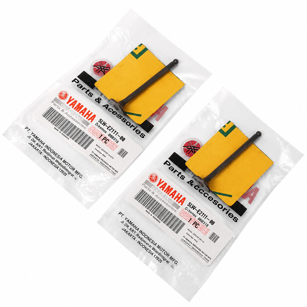 Klep Set IN EX Mio Sporty Smile Soul Nouvo Fino Karburator 5LW 5TL Payung Klep Mesin Motor