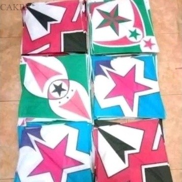 10pcs LAYANG LAYANG/LAYANGAN KERTAS | Bahan Layangan | Perlengkapan Layangan | Aksesoris Layangan | 