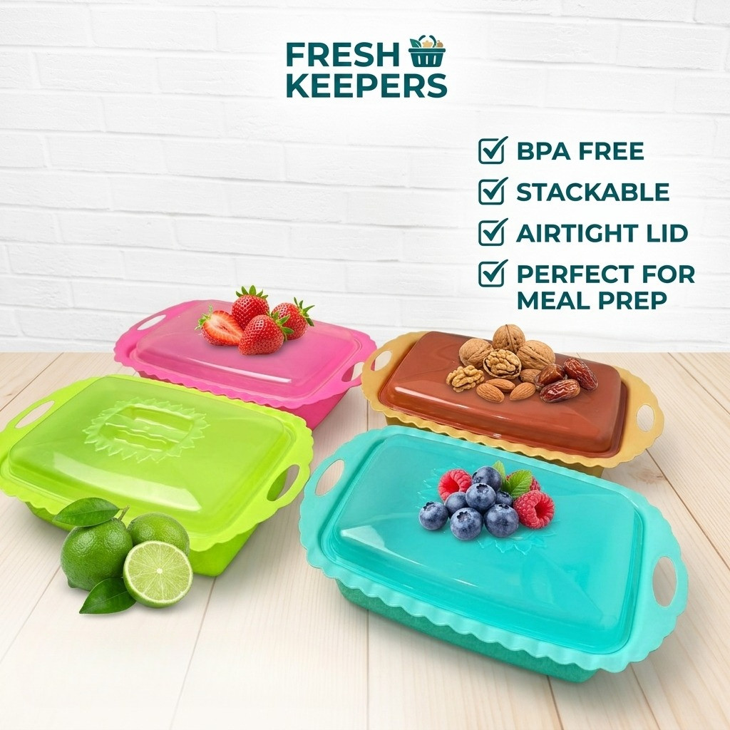 (3 Pcs) Wadah Makanan Mini Basi Jodha Food Grade Kotak Prasmanan Lauk Plastik-BASI JODHA MINI LD-167