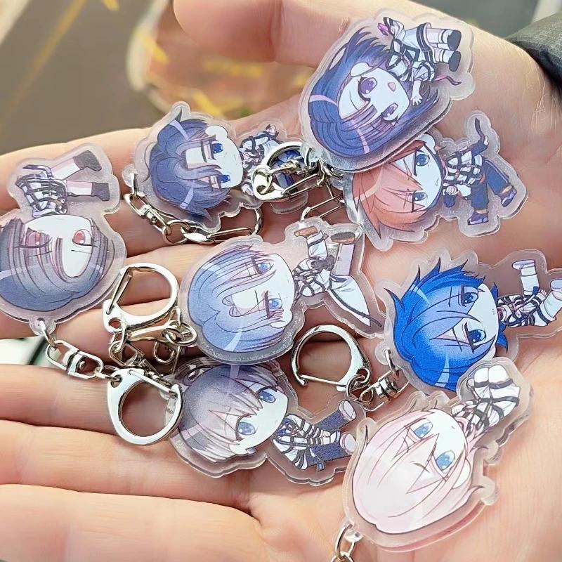 Classic Manga Milgram Keyain Haruka Sakurai Futa Kajiyama Mikoto Key ain Acssories Cute Bag Pent Key